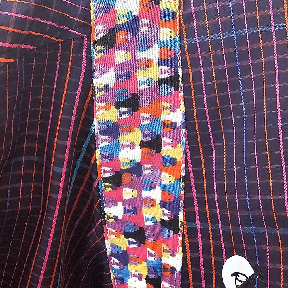 Robert Graham Men’s 3XL Striped Button Down Shirt Flip Cuff Contrast Collar - Picture 7 of 8